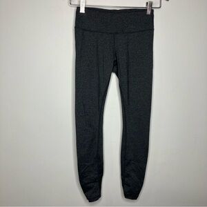 Prana rouched capri leggings gray size XS